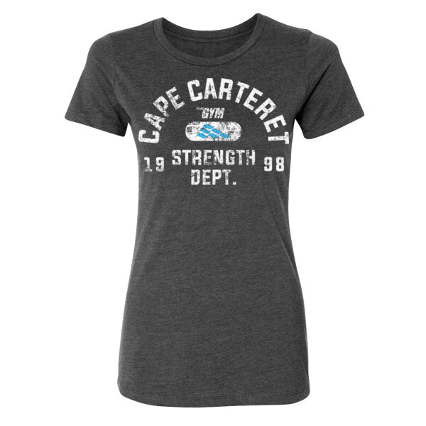 STRENGTH DEPT - WOMEN'S FITTED T-SHIRT - $1HTP4E$ Thumbnail