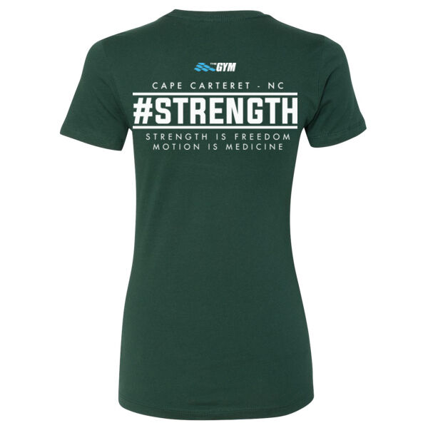 #STRENGTH - WOMEN'S FITTED T-SHIRT - $F6E729$ Thumbnail
