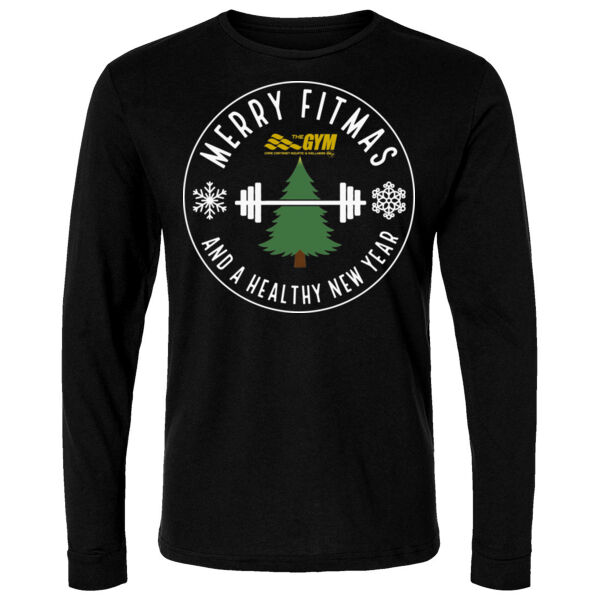 MERRY FITMAS & A HEALTHY NEW YEAR - LONG SLEEVE T-SHIRT - $16MUZ4$ Thumbnail
